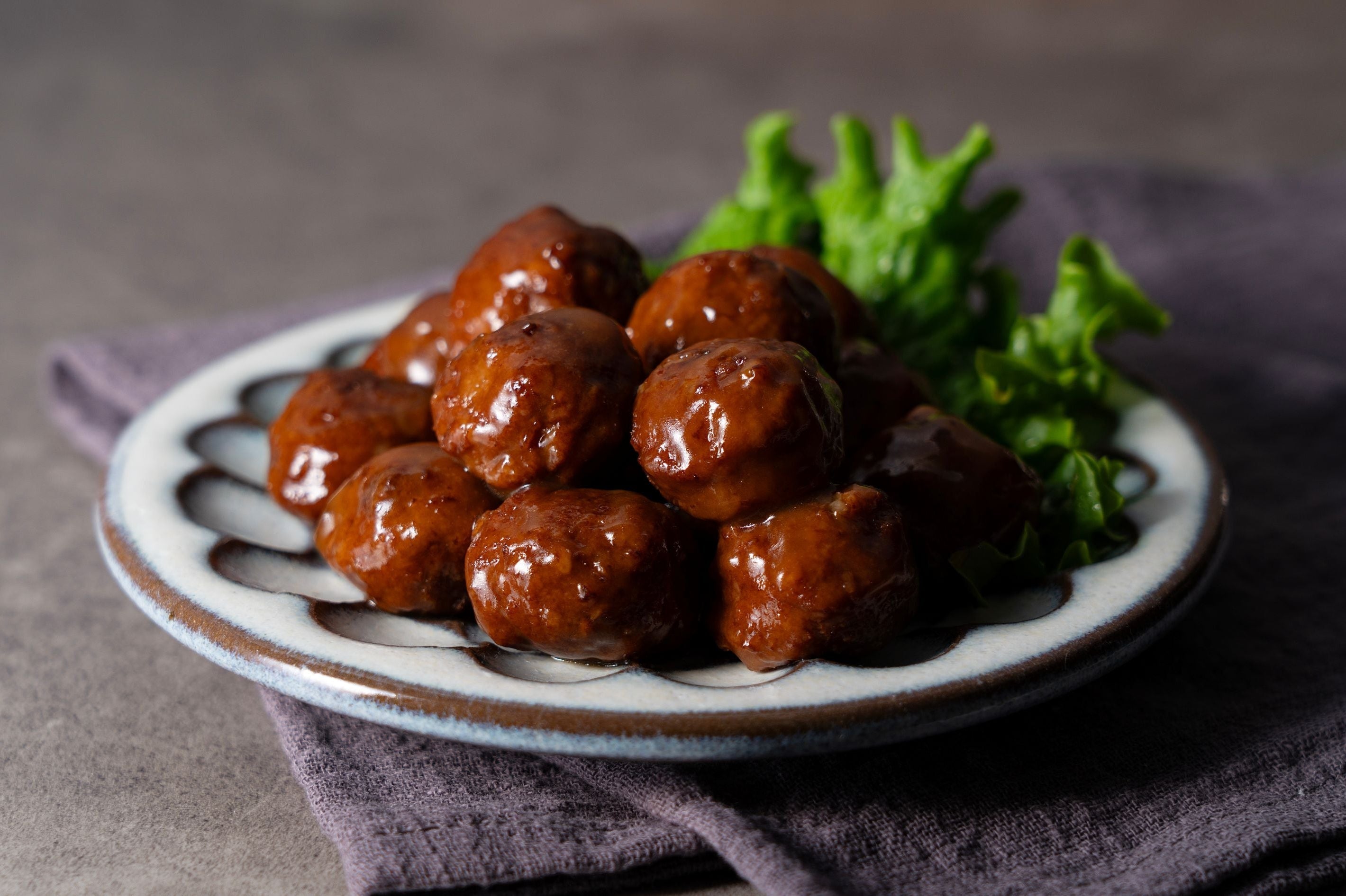 Sweet Bourbon Glazed Meatballs