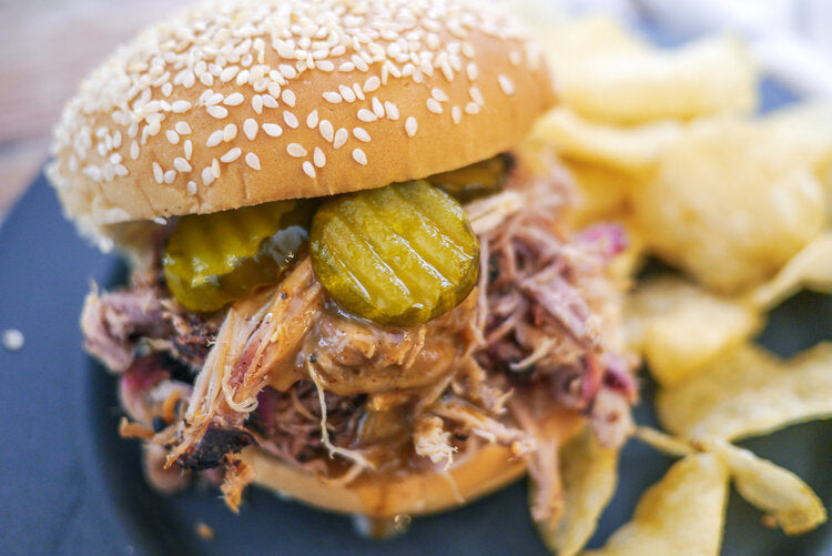 BBQ Pulled Pork with Apple Cinnamon BBQ Sauce
