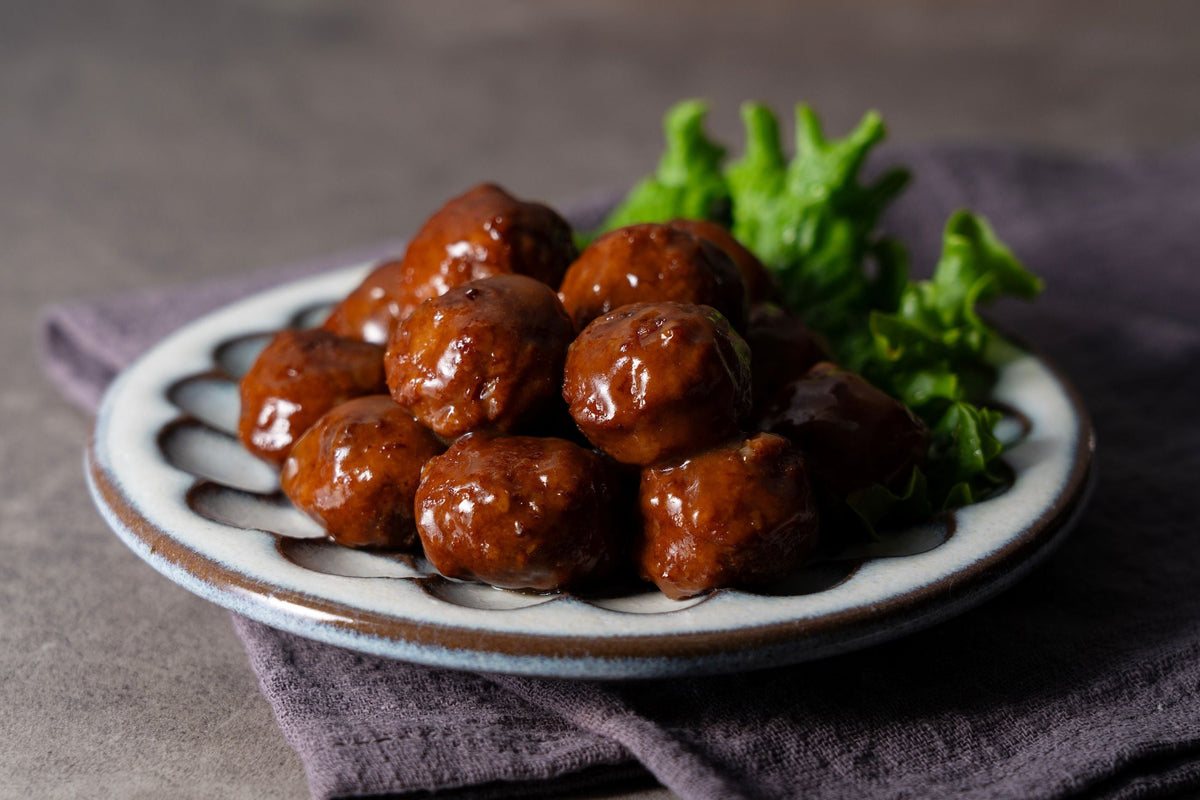 Sweet Bourbon Glazed Meatballs