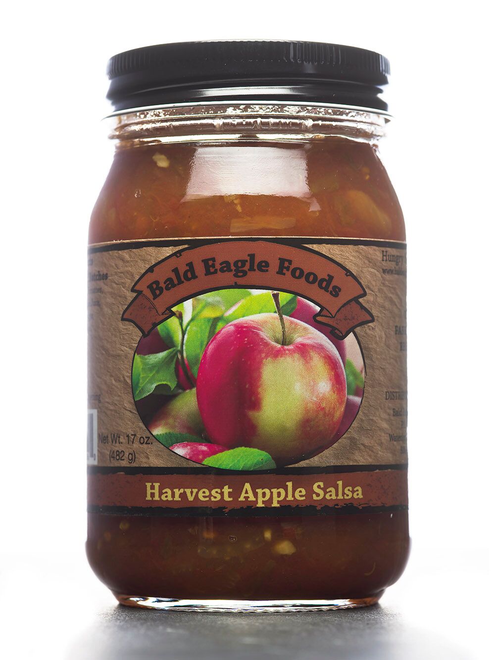 Harvest Apple Salsa, 17 oz, Bald Eagle Foods small-batch salsa